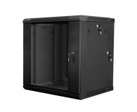 Lanberg Wisząca 19" 12U 600x600mm dwusekcyjna (czarna) - 455649 - zdjęcie 4